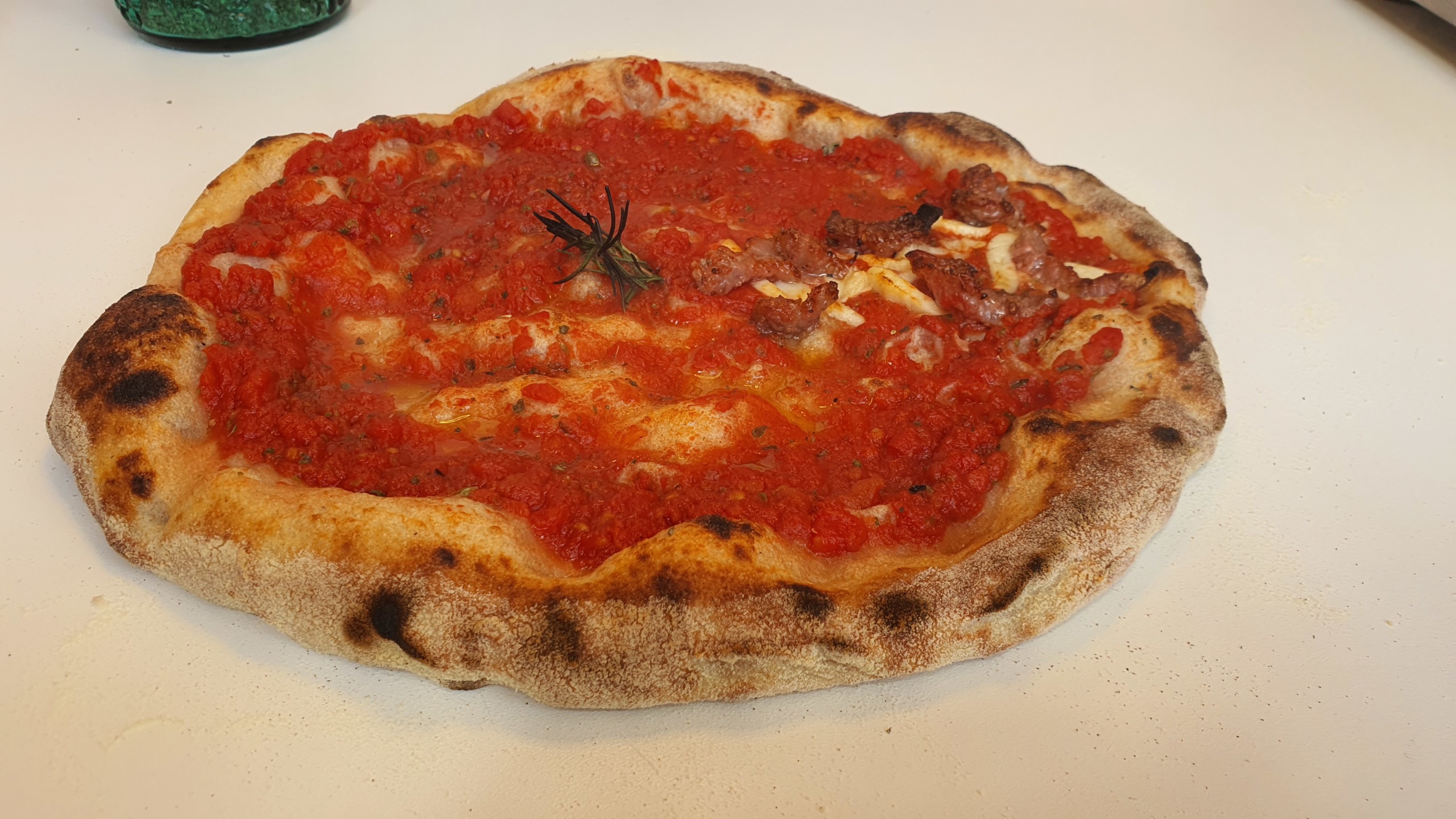 pizza con poolish al 30%